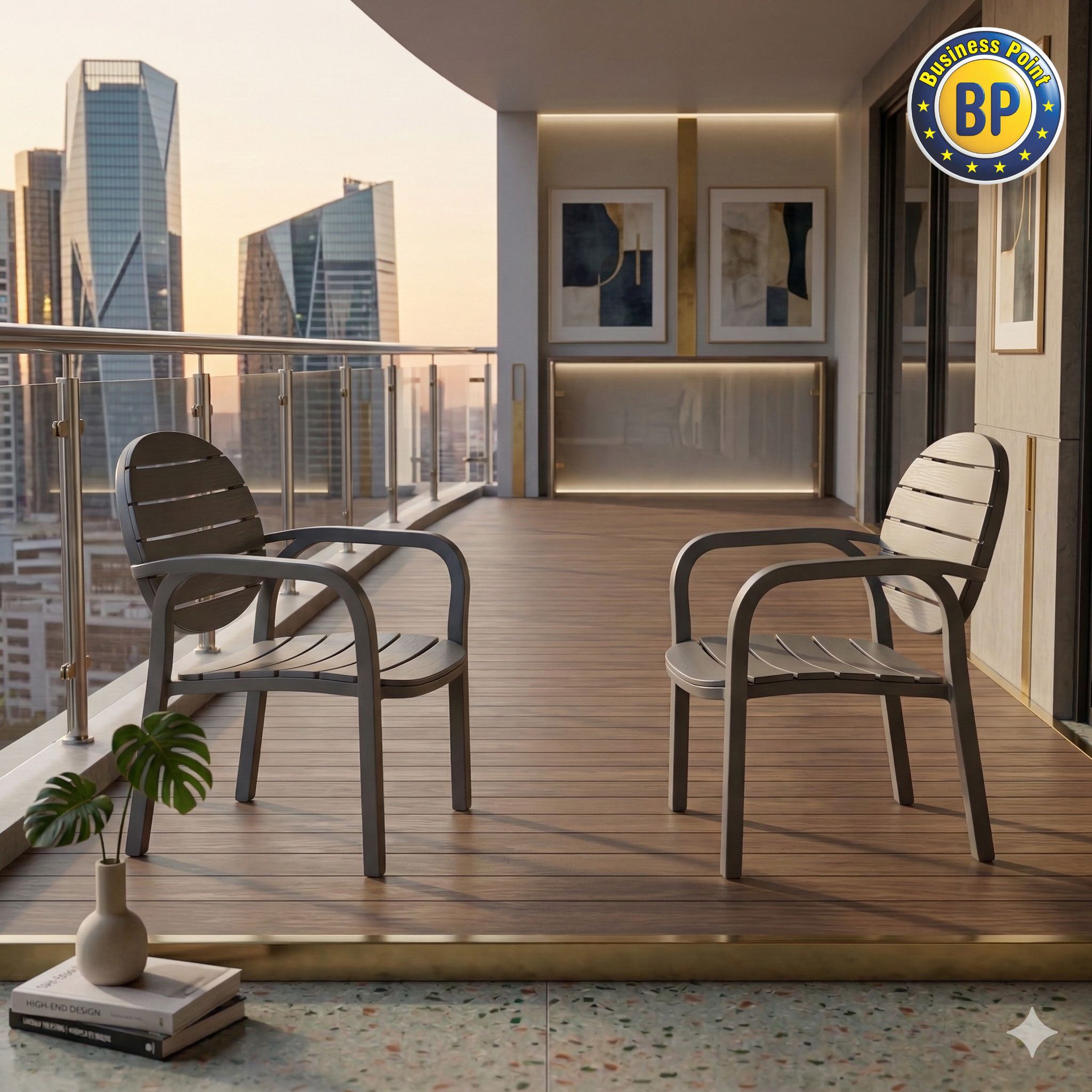 sp 675 patio chair chocolate, 2 chair