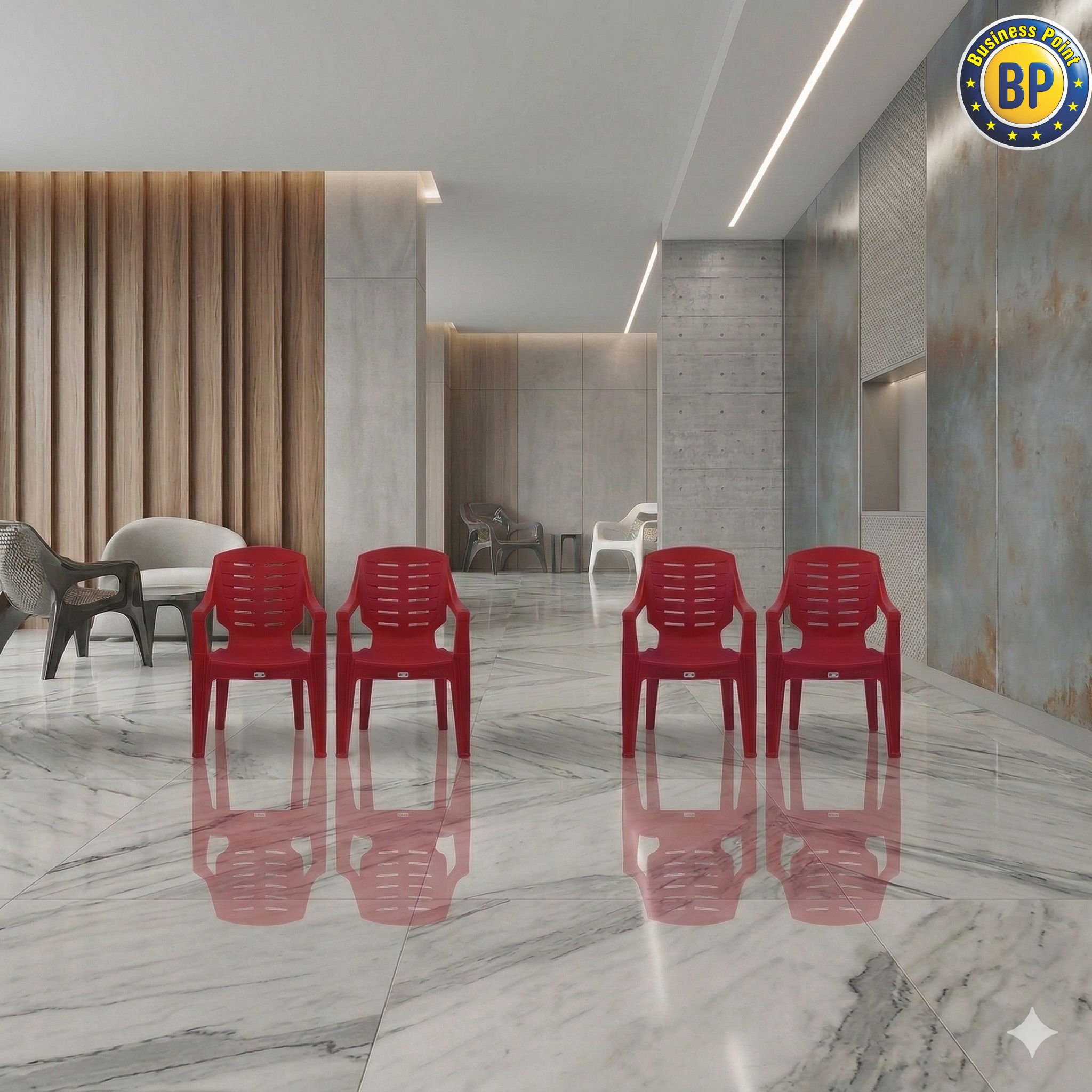 ghani new felora chair red, 1 chair