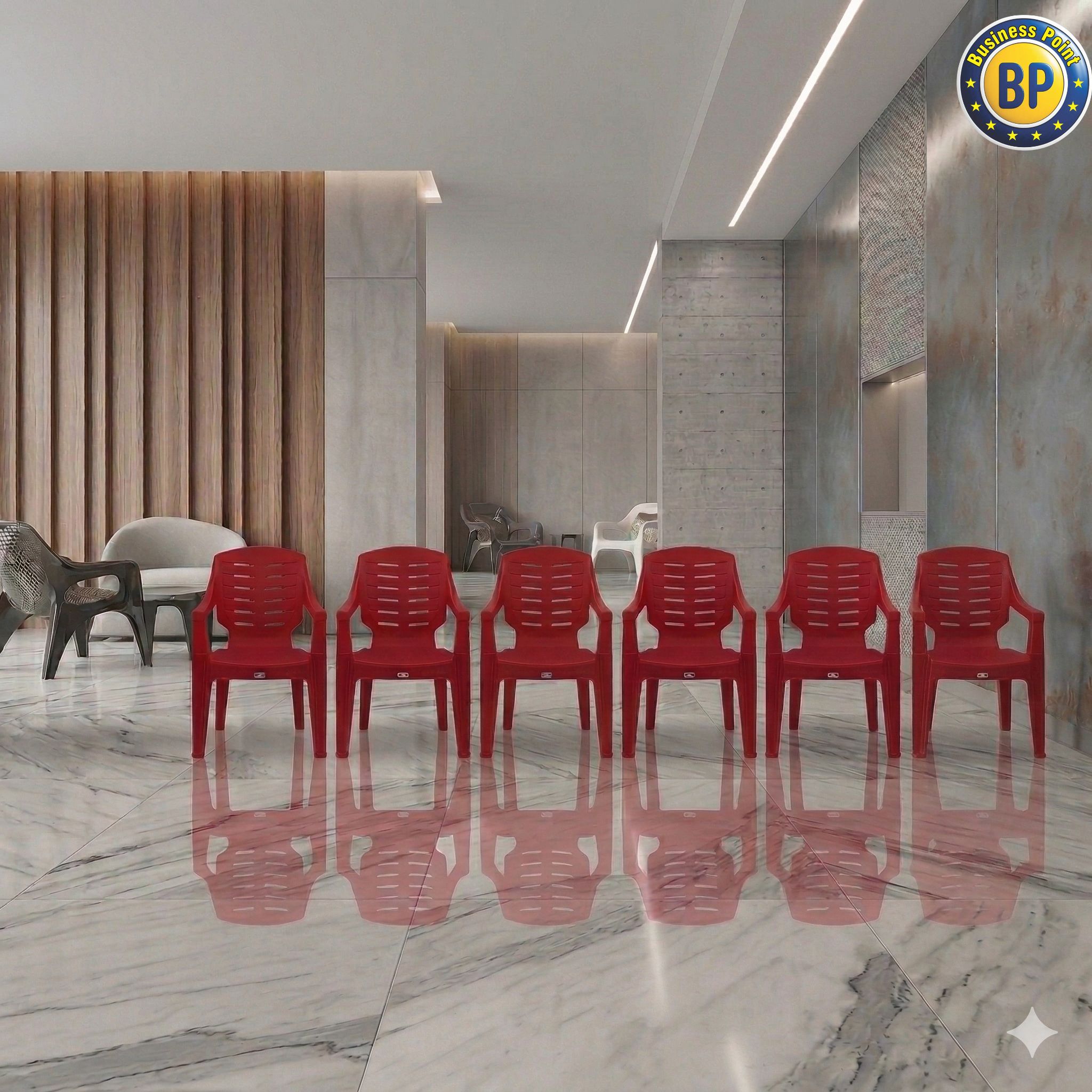 ghani new felora chair red, 1 chair