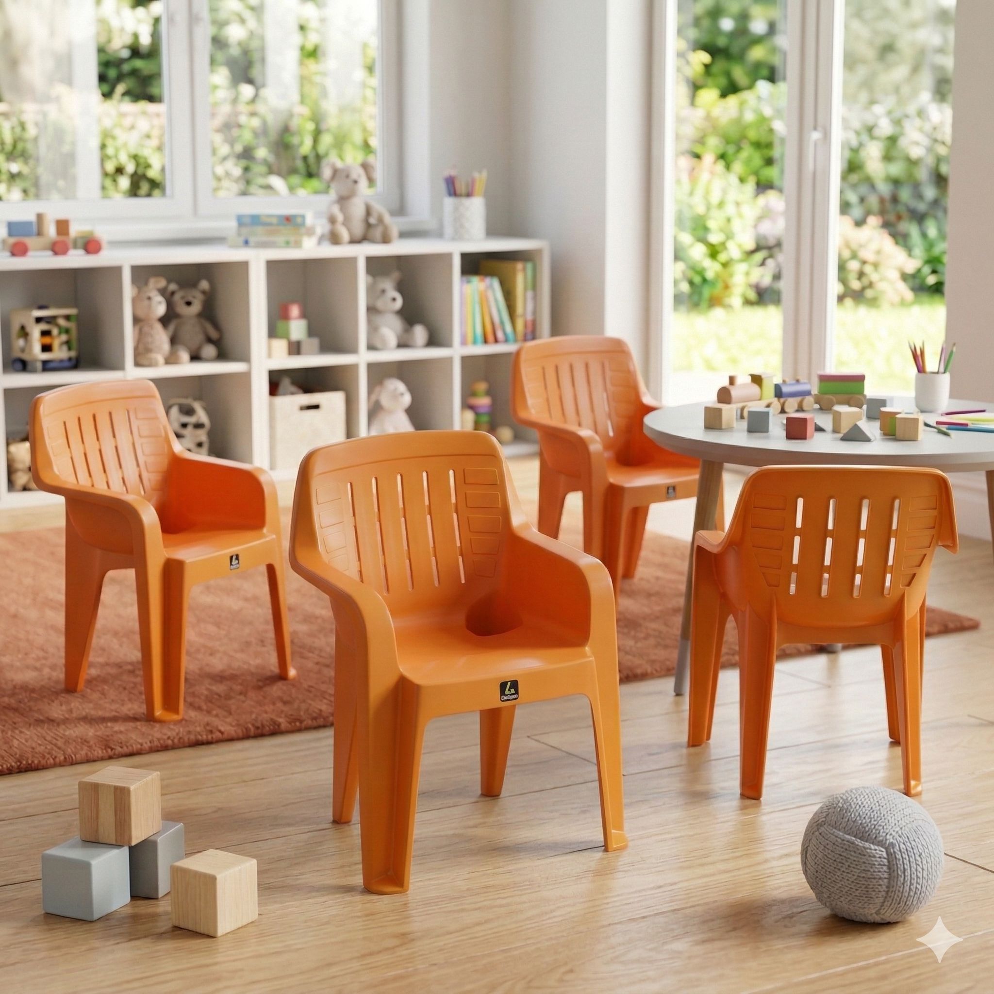 ghani baby fix table blue