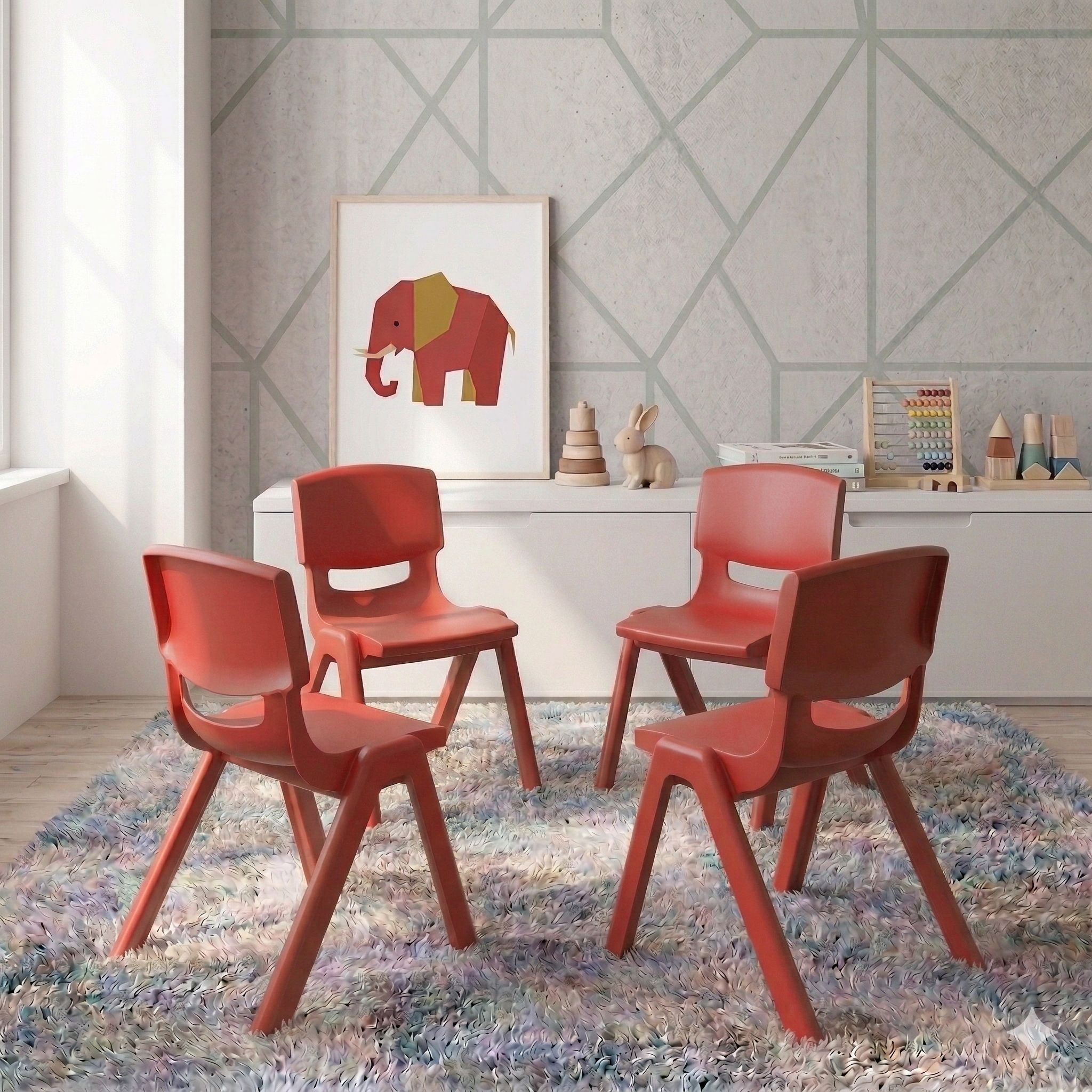 ghani baby fix table blue