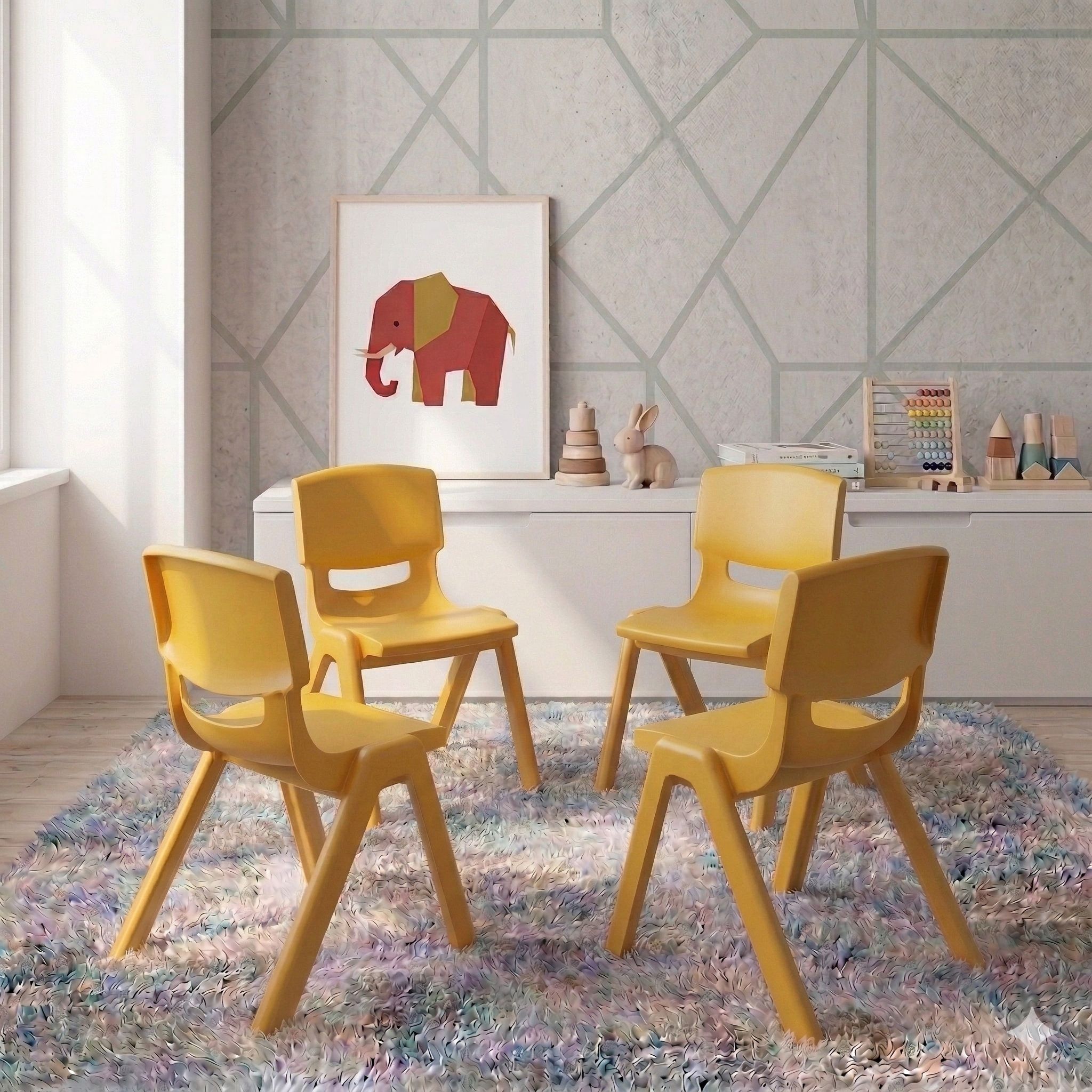 ghani baby fix table blue